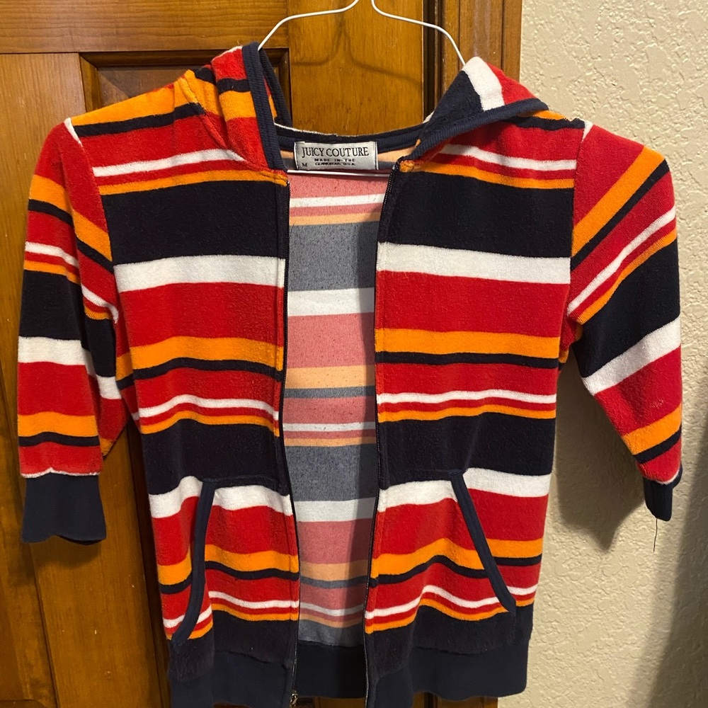 Juicy couture medium zip up jacket hoodie